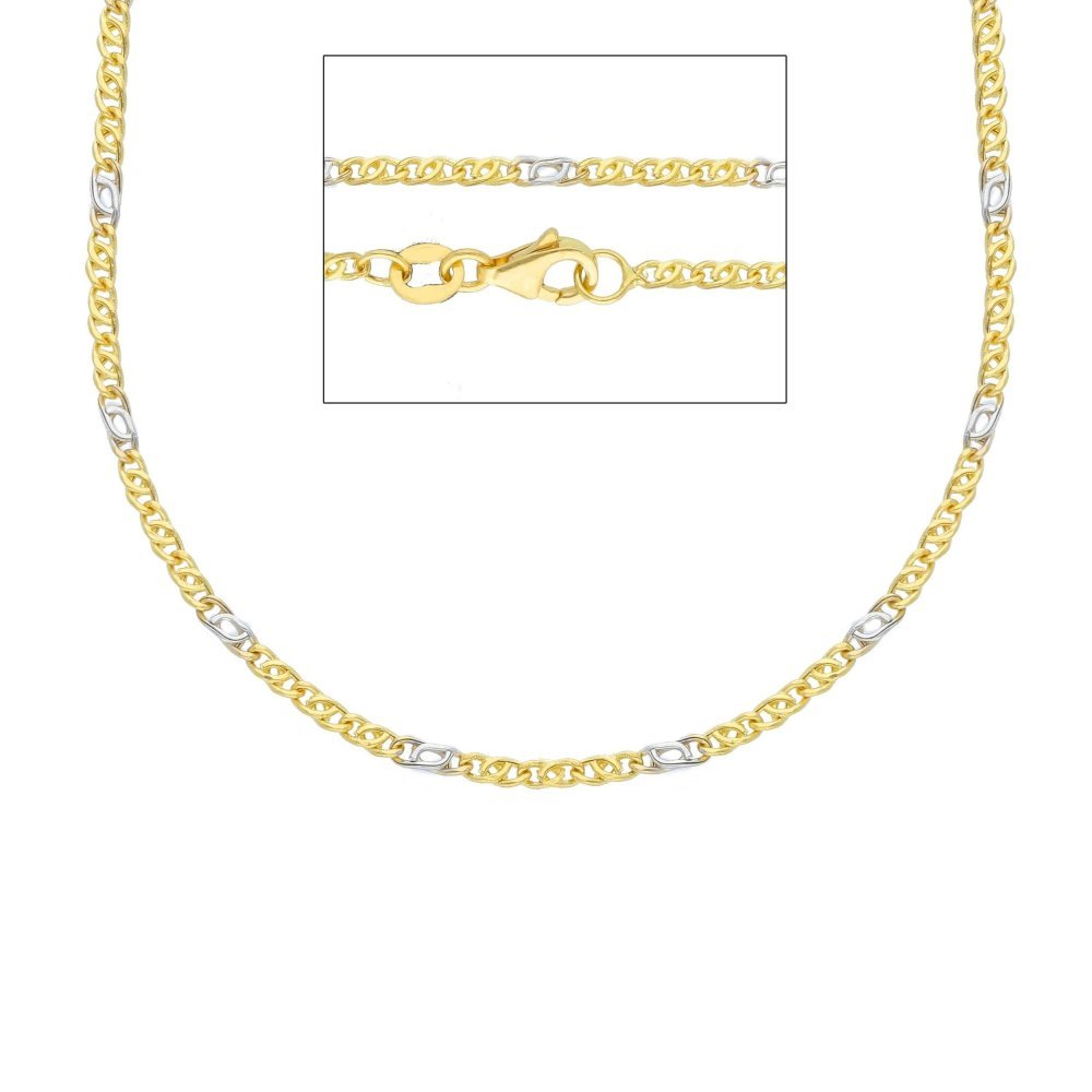 Songa Antonio - Catena Girocollo - Oro Giallo - Oro Bianco