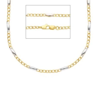 Songa Antonio - Catena Girocollo - Oro Giallo - Oro Bianco