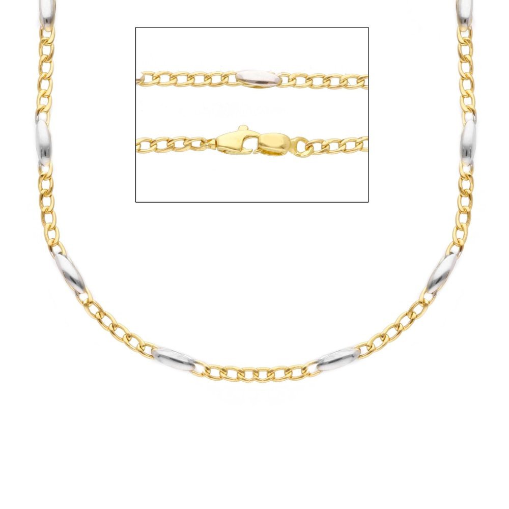 Songa Antonio - Catena Girocollo - Oro Giallo - Oro Bianco