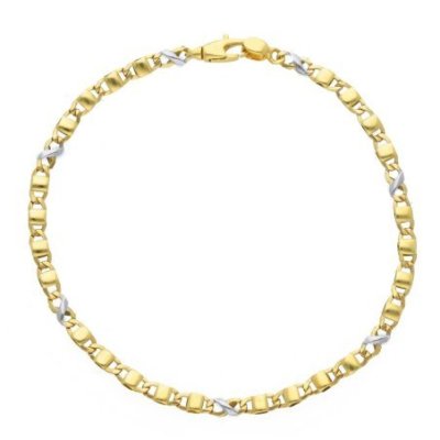 Songa Antonio - Bracciale A Catena - Oro Giallo - Oro Bianco