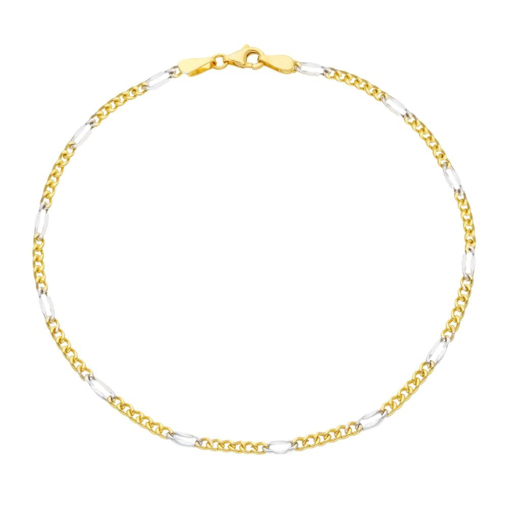 Songa Antonio - Bracciale A Catena - Oro Giallo - Oro Bianco