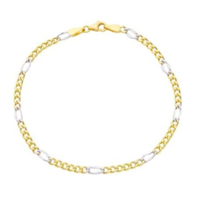 Songa Antonio - Bracciale A Catena - Oro Giallo - Oro Bianco