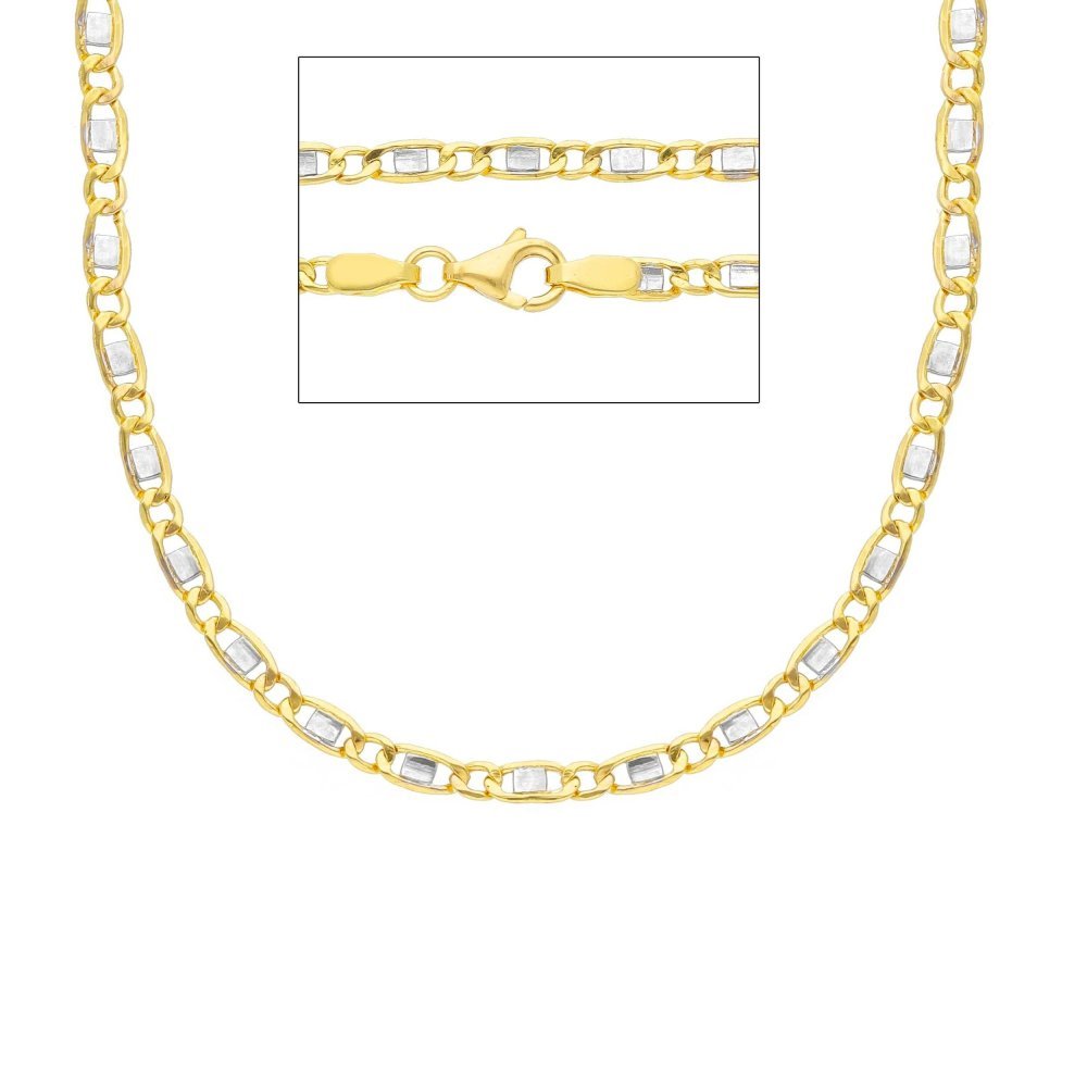Songa Antonio - Catena Girocollo - Oro Giallo - Oro Bianco