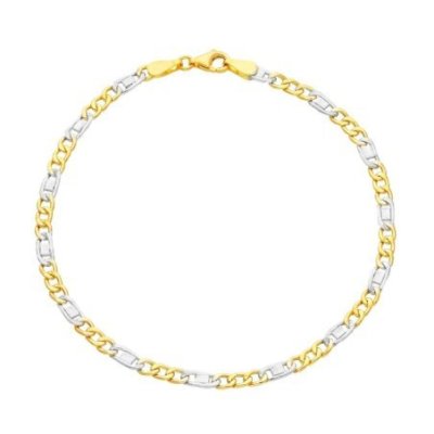 Songa Antonio - Bracciale A Catena - Oro Giallo - Oro Bianco