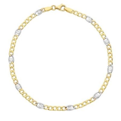Songa Antonio - Bracciale A Catena - Oro Giallo - Oro Bianco