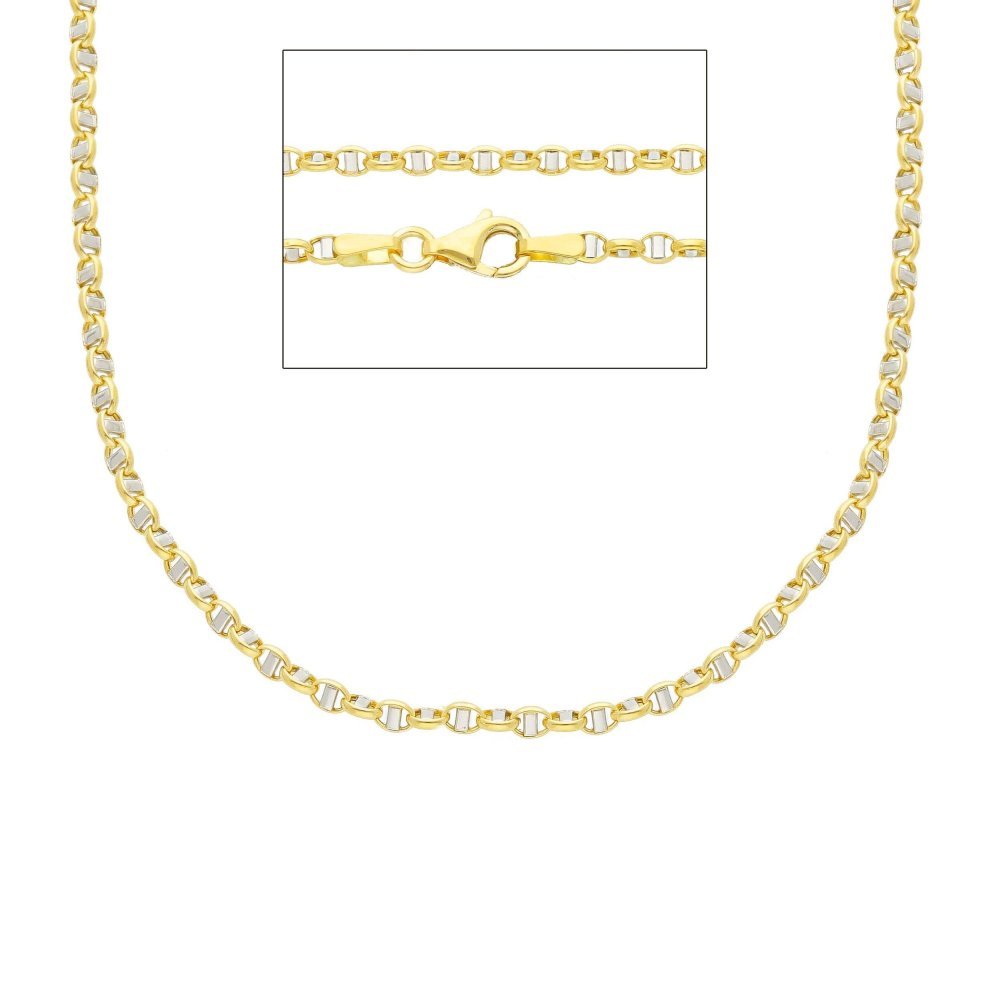 Songa Antonio - Catena Girocollo - Oro Giallo - Oro Bianco