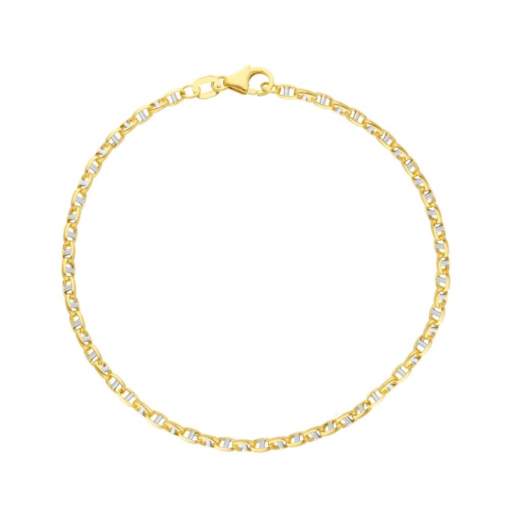Songa Antonio - Bracciale A Catena - Oro Giallo - Oro Bianco