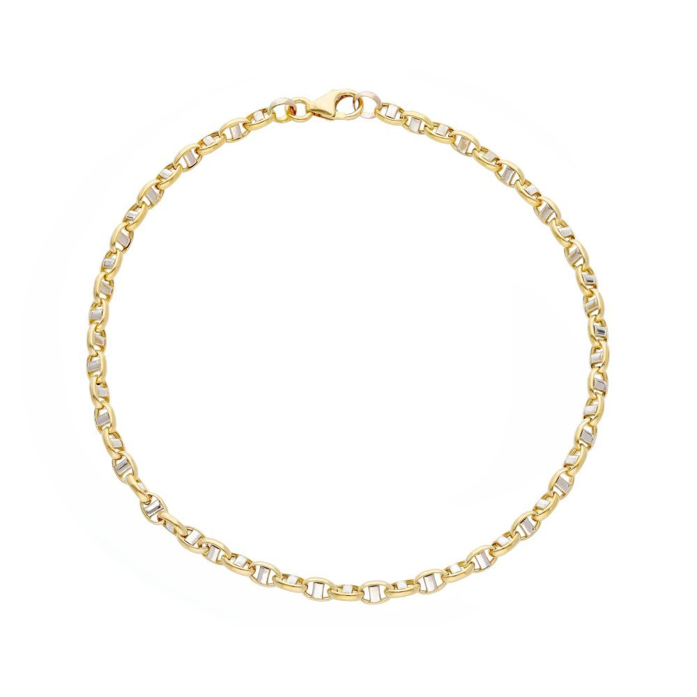 Songa Antonio - Bracciale A Catena - Oro Giallo - Oro Bianco