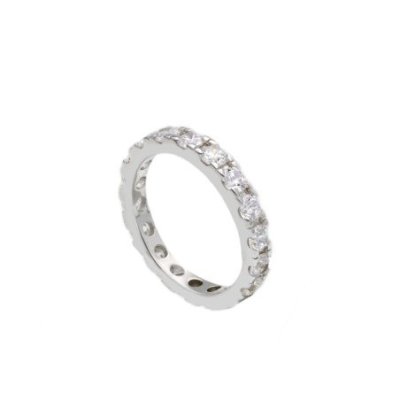 Songa Antonio - Anello Eternity - Argento - Zirconia Cubica