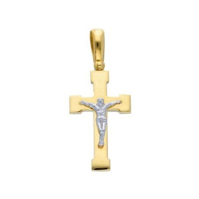 Songa Antonio - Croci Pendente - Oro Giallo - Oro Bianco