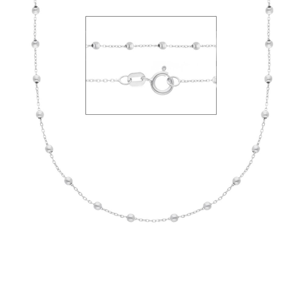 Songa Antonio - Catena Girocollo - Oro Bianco - 18 Ct