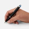 Montblanc - Starwalker Resina Nera - Penna A Sfera - Dettagli Platino