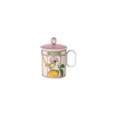 Rosenthal - Tazza Flycatcher Pink - Porcellana - Swarovski Idyllia