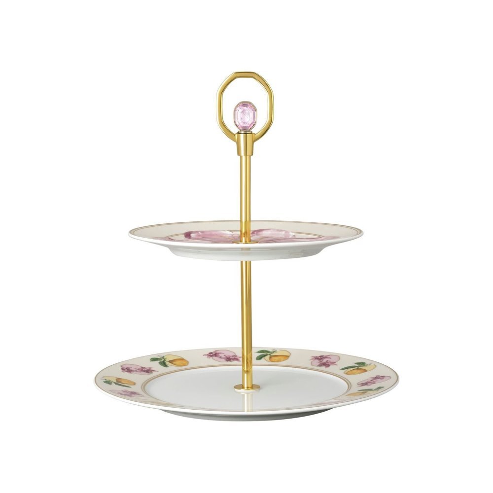 Rosenthal - Etagere Marshmallow - Porcellana - Swarovski Idyllia