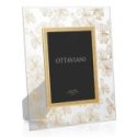 Ottaviani - Portafoto Fiori Di Pesco - Cristallo - Finitura Oro