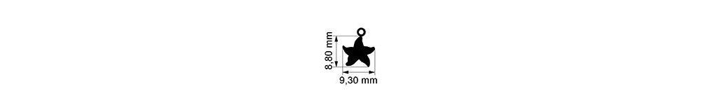 Dodo - Ciondolo Stellina Oro Rosa - Diamanti Brown 9K
