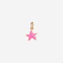 Dodo - Ciondolo Stellina - Oro Rosa 9K - Smalto Rosa Fluo