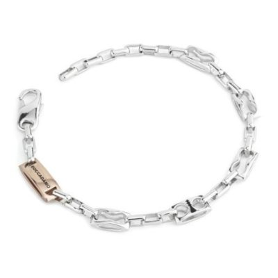 Boccadamo - Bracciale Mbr223 - Argento - Maglia Rettangolare