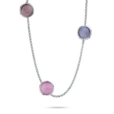 Boccadamo - Collana Xgr742V - Cristalli Rosa Chiaro - Viola Scuro
