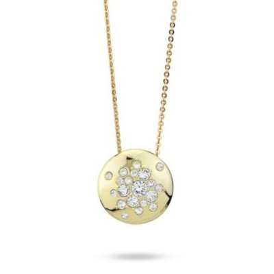 Boccadamo - Collana Crystal - Oro Giallo - Pendente Circolare