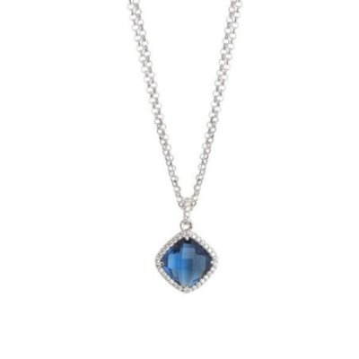 Boccadamo - Collana Doppio Filo - Cristallo Blue Montana - Zirconi