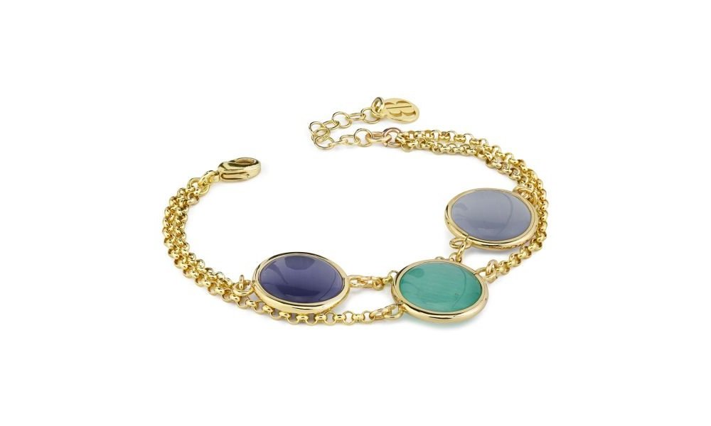 Boccadamo - Bracciale Xb1040Dt - Oro Giallo - Cristalli Colorati