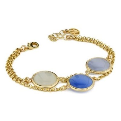Boccadamo - Bracciale Xb1040Db - Placcato Oro - Cristalli Madreperla