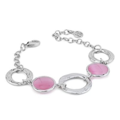 Boccadamo - Bracciale Xb1036R - Cristalli Rosa - Bronzo