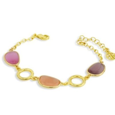 Boccadamo - Bracciale Xb1029D - Oro Giallo - Cristalli Ametista