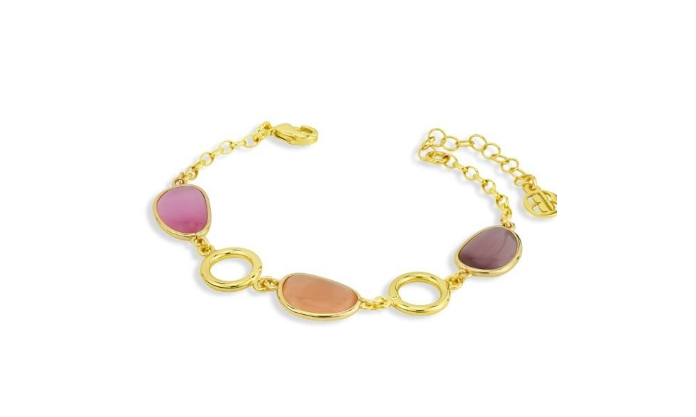 Boccadamo - Bracciale Xb1029D - Oro Giallo - Cristalli Ametista