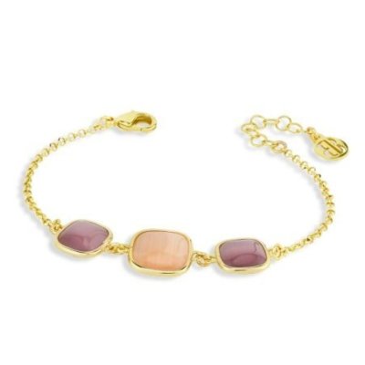 Boccadamo - Bracciale Xb1025D - Oro Giallo - Cristalli Miele E Ametista