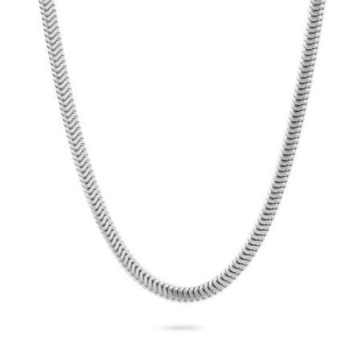 Boccadamo - Collana Maglia Snake Grande - Argento - 50Cm