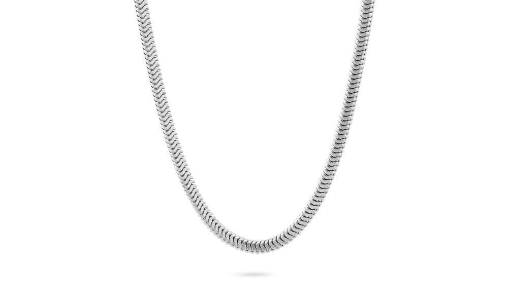 Boccadamo - Collana Maglia Snake Grande - Argento - 50Cm