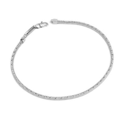 Boccadamo - Bracciale Maglia Quadrata - Argento - Firma Incisa