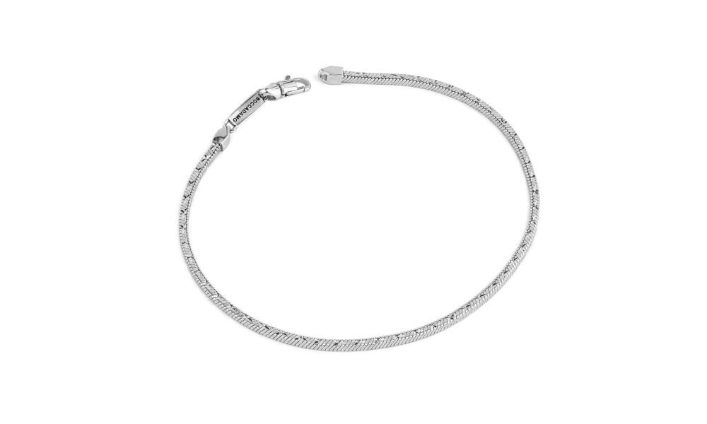 Boccadamo - Bracciale Maglia Quadrata - Argento - Firma Incisa