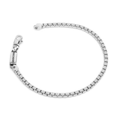 Boccadamo - Bracciale Maglia Cubica - Argento - Firma Incisa