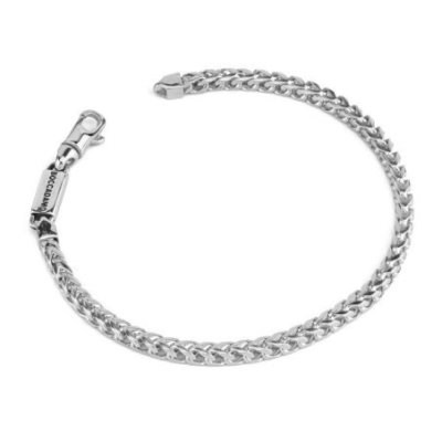 Boccadamo - Bracciale Mbr237 - Argento - Maglia Cubica