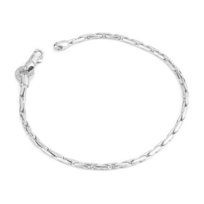 Boccadamo - Bracciale Mbr231 - Argento - Maglia Chicco Di Riso