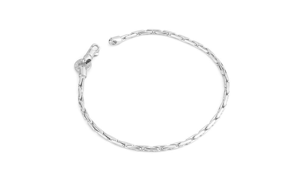 Boccadamo - Bracciale Mbr231 - Argento - Maglia Chicco Di Riso
