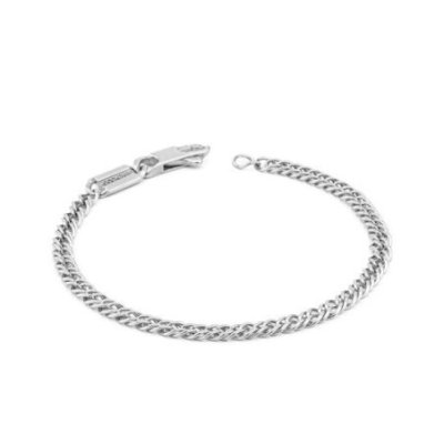 Boccadamo - Bracciale Maglia Rombo Doppio - Argento - Uomo