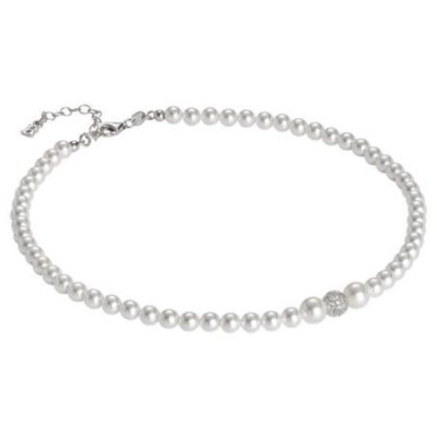 Boccadamo - Collana Con Perle Degradè - Argento Rodiato - Zirconi