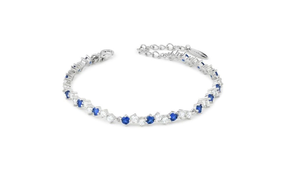 Boccadamo - Br629B Bracciale Rigido - Argento - Zirconi Bianchi