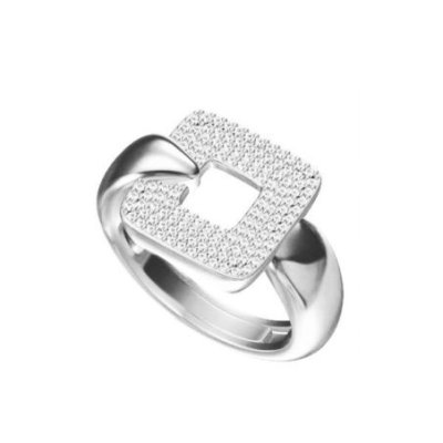 Boccadamo - Anello An536 - Argento - Pavè Di Zirconi