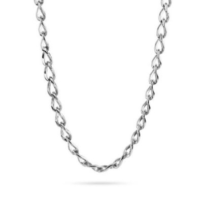 Boccadamo - Collana Uomo Agr261 - Acciaio 316L - Maglia Marina