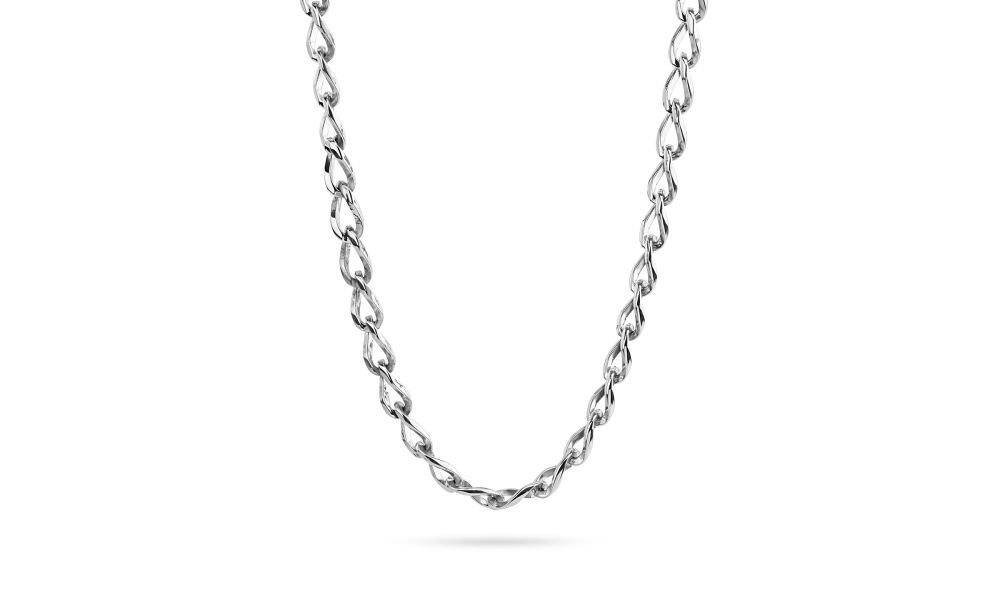 Boccadamo - Collana Uomo Agr261 - Acciaio 316L - Maglia Marina