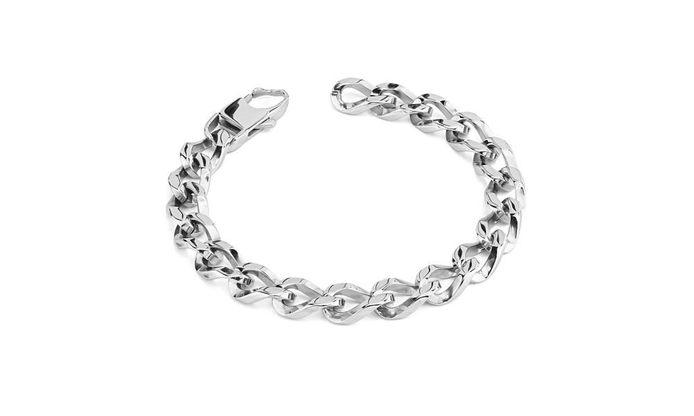 Boccadamo - Bracciale Abr742 - Acciaio - Maglia Grumetta Elica