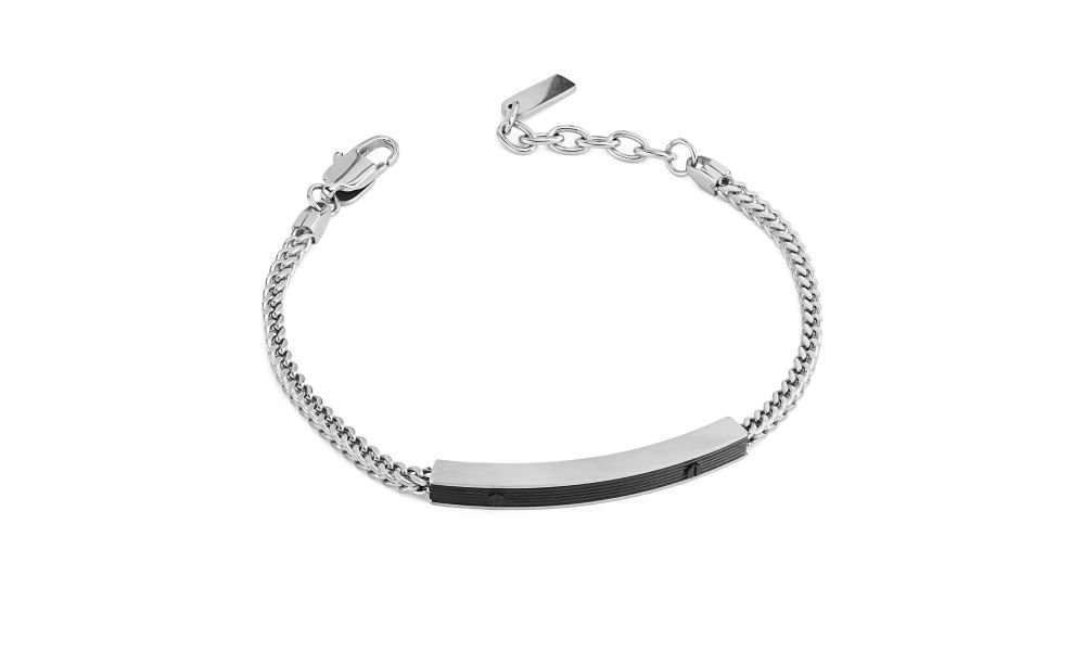 Boccadamo - Bracciale Uomo Abr730 - Acciaio - Maglia Snake