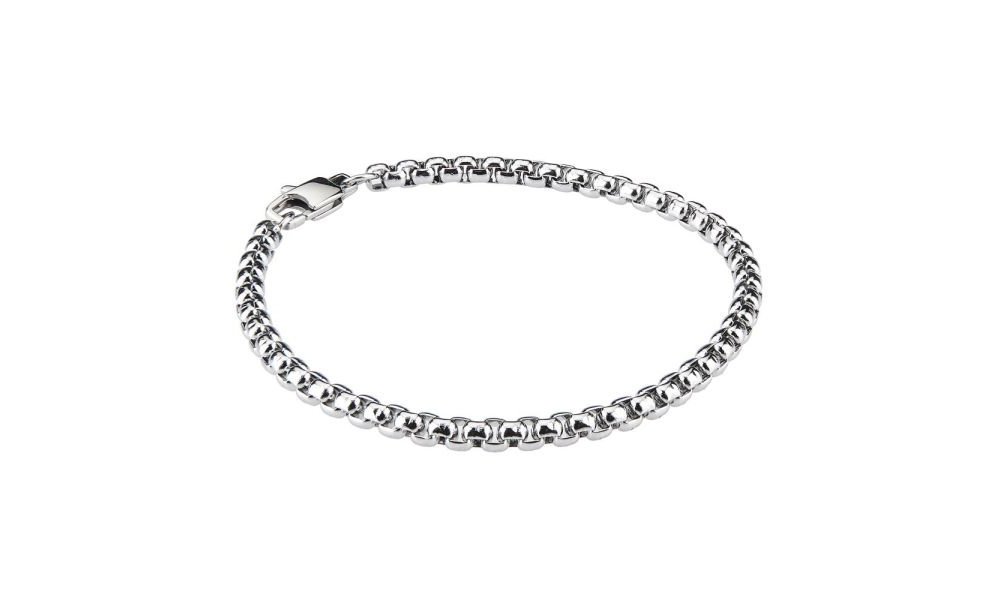 Boccadamo - Bracciale Maglia Veneziana - Acciaio 316L - Uomo