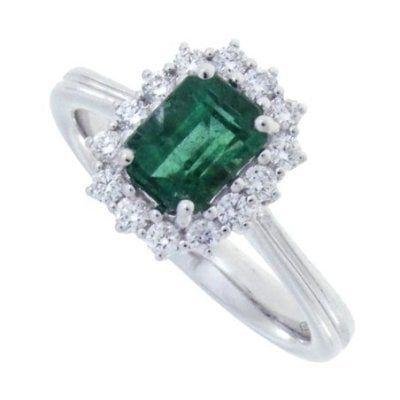 Salvini - Love For Color Anello - Oro Bianco - Diamante Smeraldo