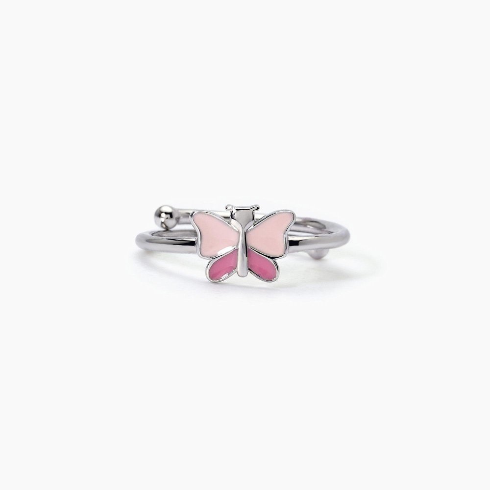 Mabina - Anello Butterfly - Argento 925 - Farfallina Smaltata
